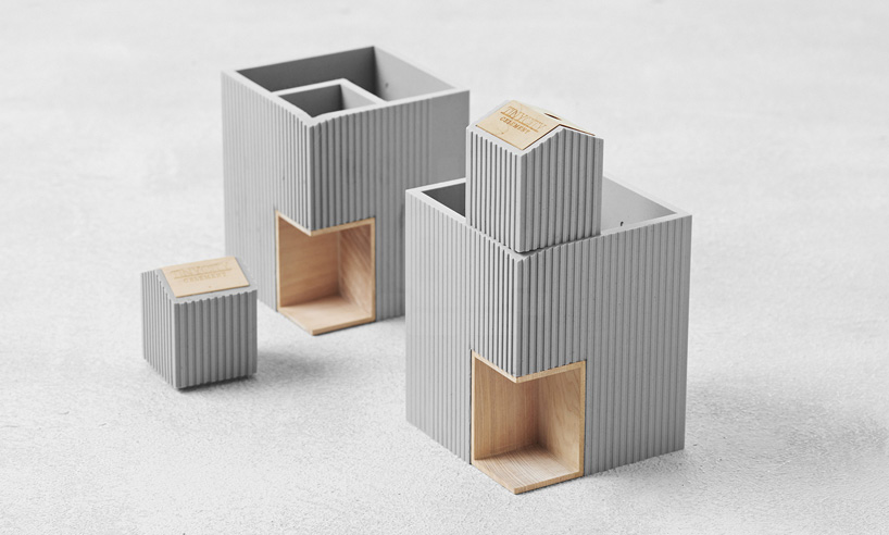 tripleliving tiny city soft concrete stationery