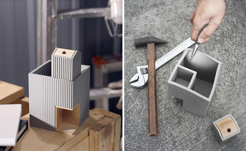 tripleliving tiny city soft concrete stationery