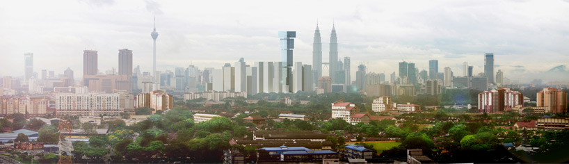 bjarke ingels group BIG kuala lumpur signature tower malaysia designboom 