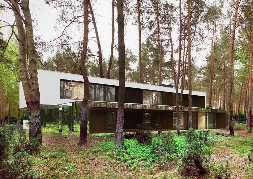 Зеркальный дом в Польше. Проект Reform Architekt Зеркальный дом в Польше. Проект Reform Architekt