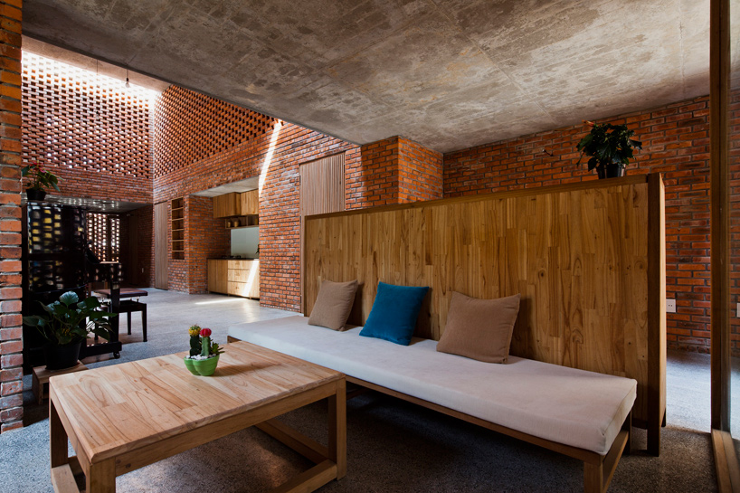 tropical space brick termitary house da nang city vietnam designboom
