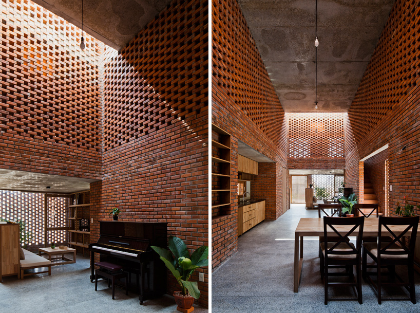 tropical space brick termitary house da nang city vietnam designboom