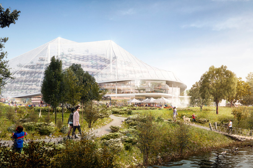 Новый кампус Google в Кремниевой долине. Проект BIG
