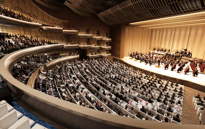 Большой оперный зал Дубайской оперы. Проект Atkins