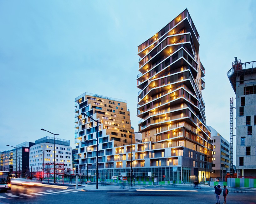 hamonic + masson and comte vollenweider stack parisian housing complex