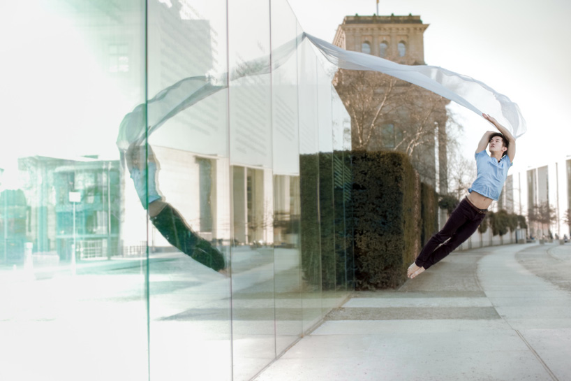 mickael jou's gravity-defying dance series captures ballet mid-move - Designboom