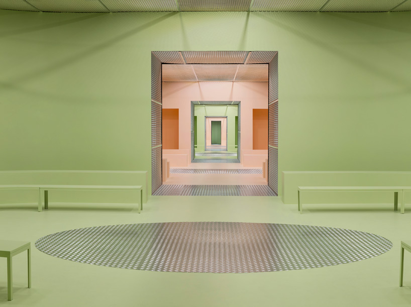 oma amo prada womens fashion show fall/winter 2015 designboom