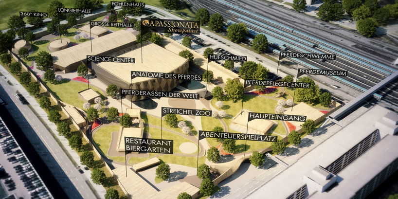 Парк развлечений Apassionata в Мюнхене. Проект Graft Architects