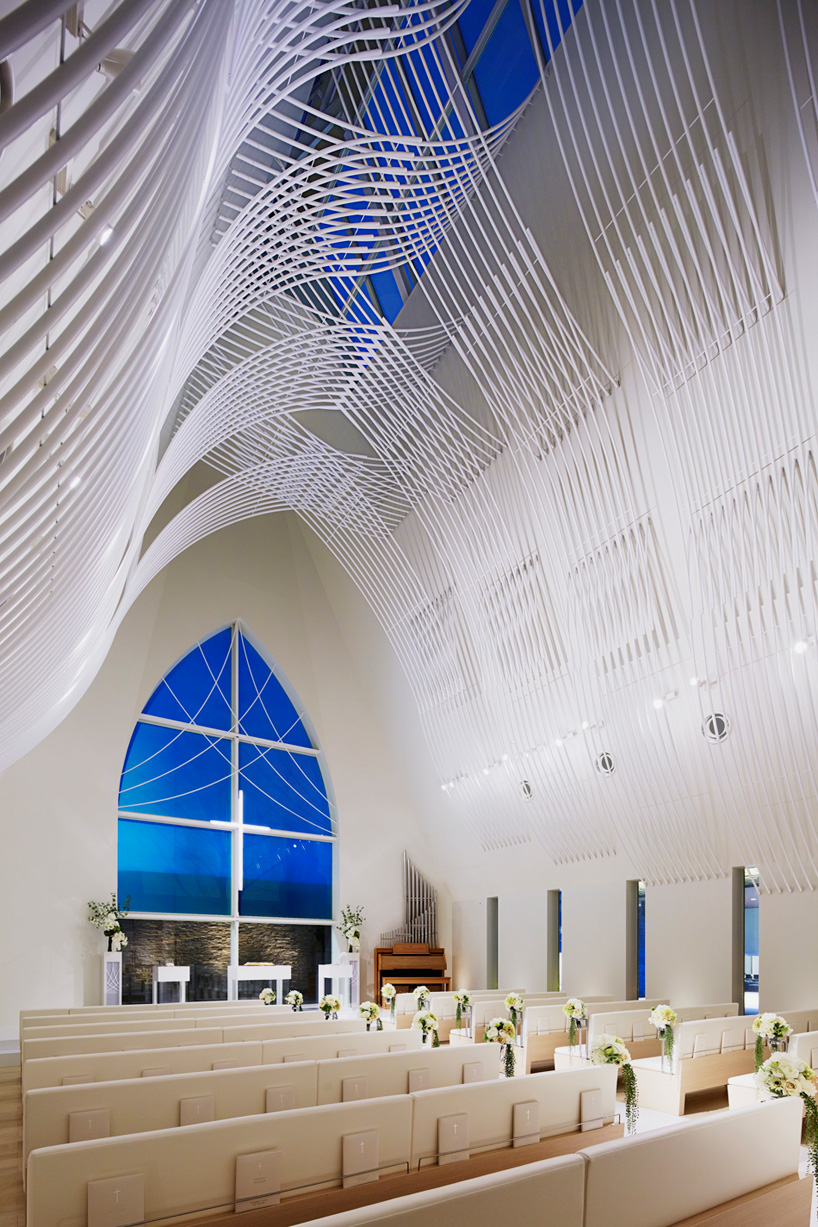 kasahara design work st. voile chapel japan designboom