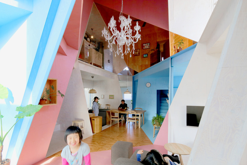 طراحی داخلی آپارتمان در توکیو با تلفیق فضاها