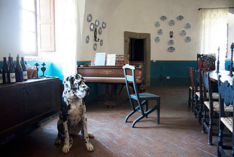 nigel coates conceives furniture for castello di pontentino in tuscany