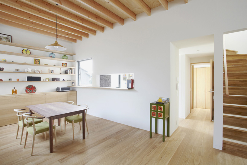 roote architects flame house toyota city japan designboom 