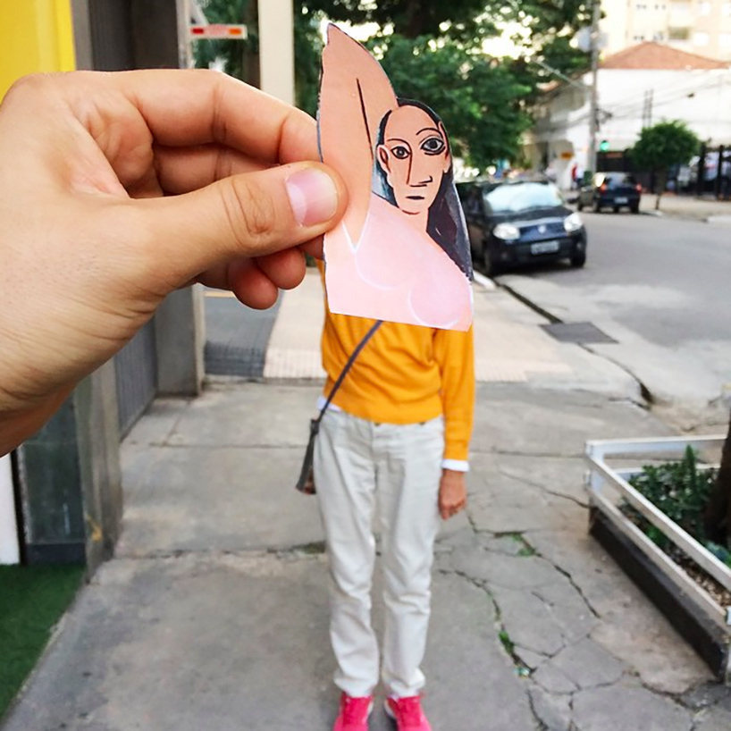 masterpieces meet modern life for fine art air collages