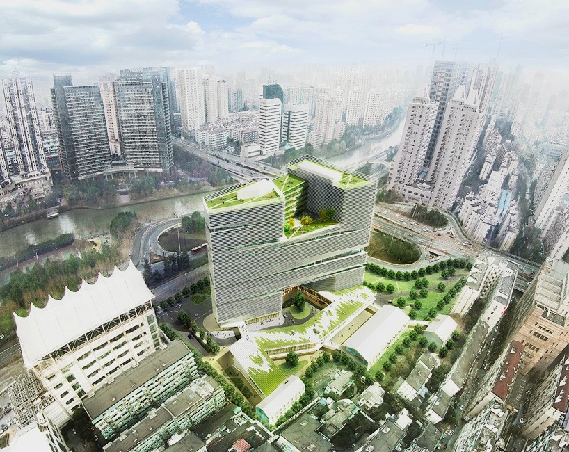 Штаб-квартира The Corner of Hangzhou. Проект LECS Architecture