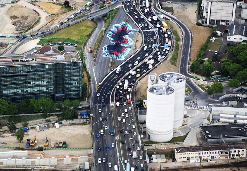 1010 highway paris optical illusion le périphérique