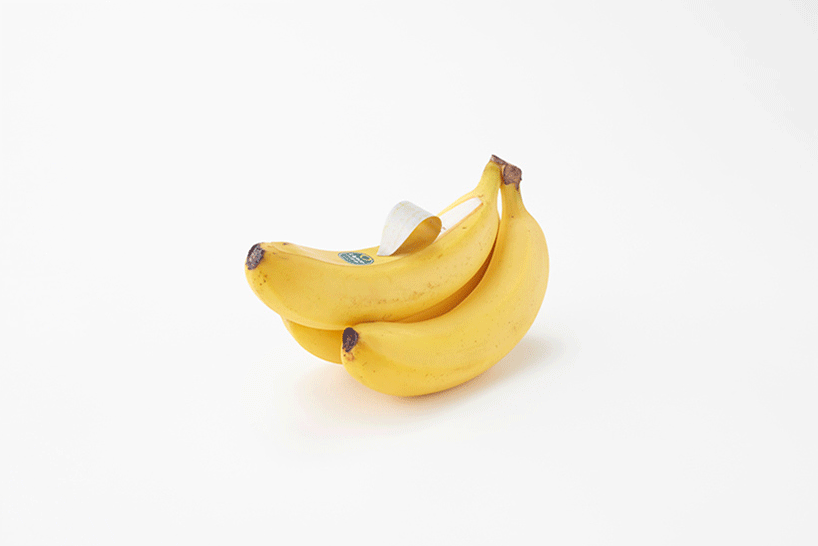 nendo shiawase banana UNIFRUTTI packaging design