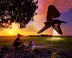 star wars raids the malaysian countryside in zahir batin's series of 'intruders'