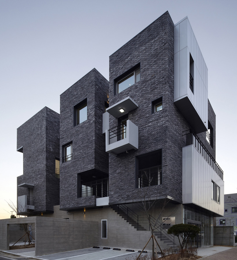 A,E,A architecture creates volumetric H-1115-7 building in korea