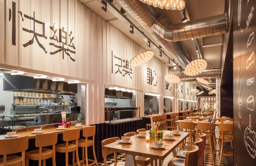 concrete brings the atmosphere of asian market stalls to amsterdam
