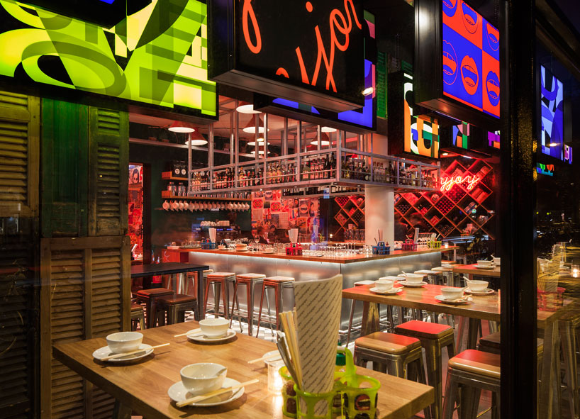 concrete brings the atmosphere of asian market stalls to amsterdam