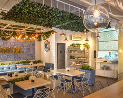 plasma nodo fits out la condesa restaurant in medellín, columbia