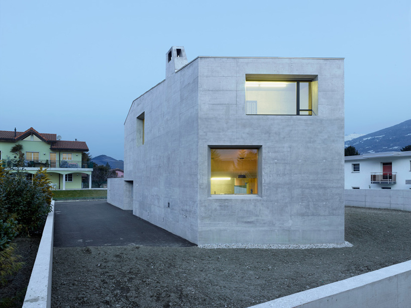 savioz fabrizzi architectes maison fabrizzi conthey switzerland designboom