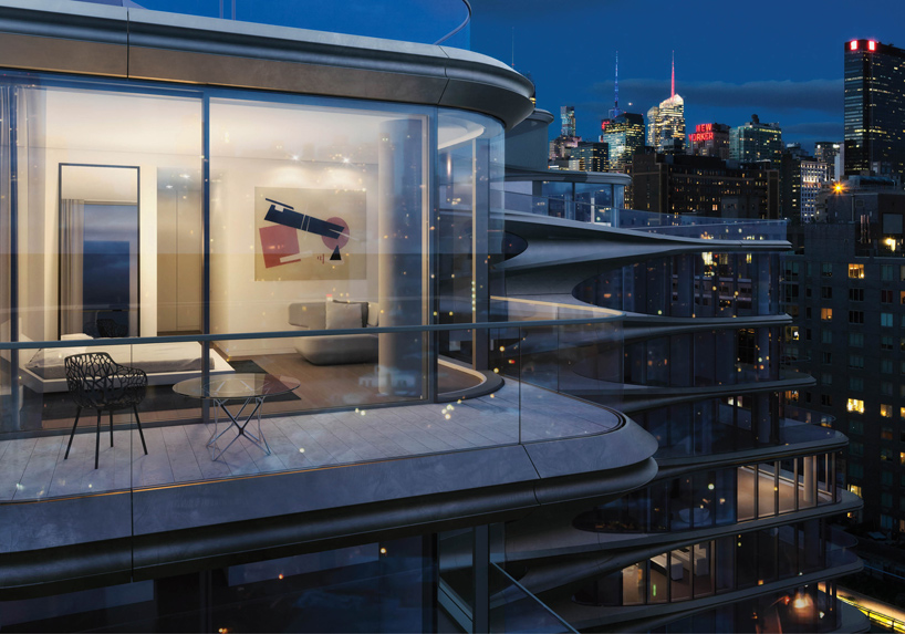 zaha hadid 520 west 28th chelsea condos new york high line designboom