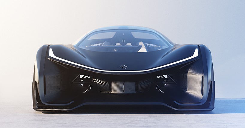 electric automotive startup faraday future finally unveils FFZERO1 concept at CES 2016
