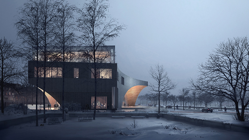 snøhetta unveils library design for philadelphia's temple university