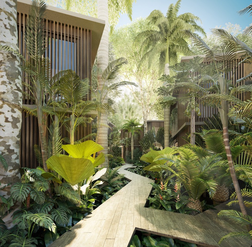 triptyque architecture's tempo villas to be integrated into brazilian rainforest