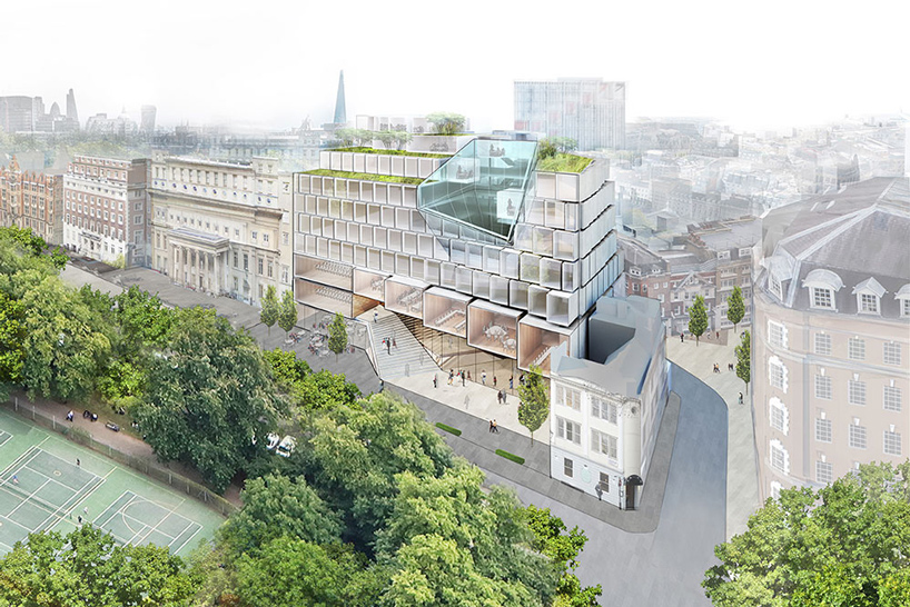 chipperfield, DS+R, and herzog & de meuron vie for LSE's paul marshall building