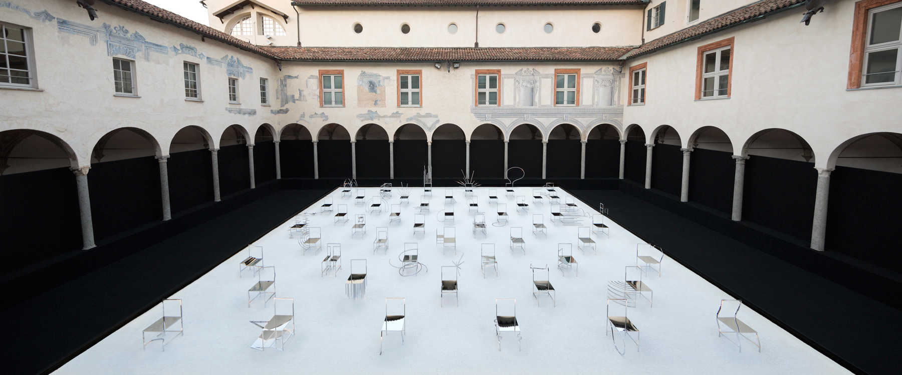 nendo designs 50 chairs for friedman benda influenced by manga comics