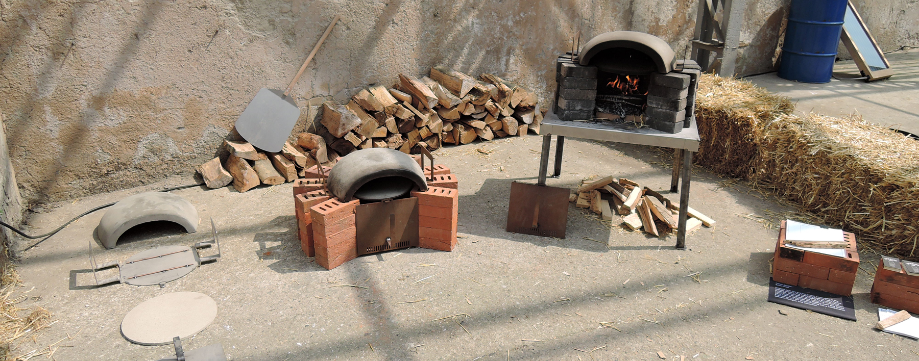 pieter städler's compact DIY brick oven at milan design week