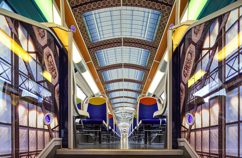 france's public trains bring impressionist art to commuters