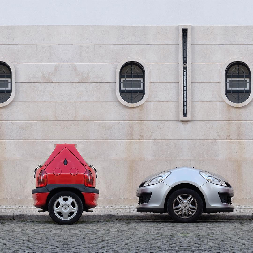 josé quintela turns ordinary parked vehicles into surreal tiny cars
