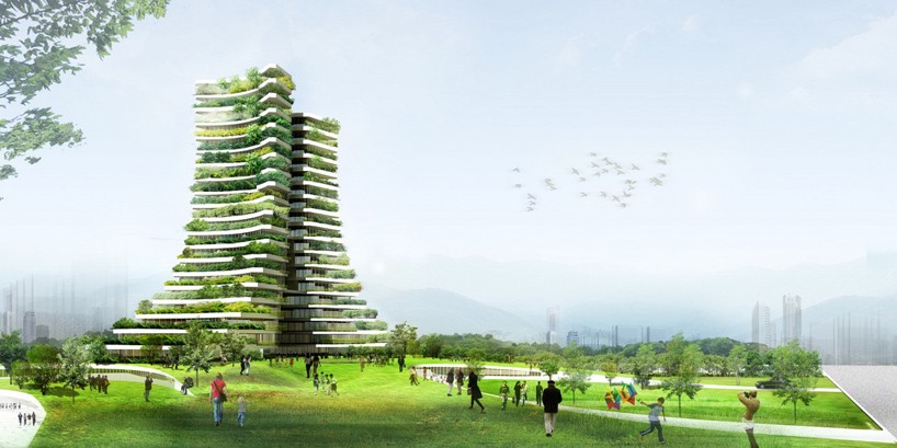 vo trong nghia proposes green city hall as vertical extension of park landscape