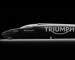 triumph rocket gears up to break the motorcycle land speed record