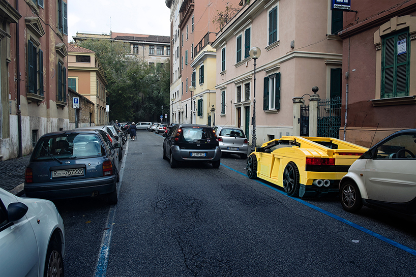 LEGO vehicles take to the ancient streets of rome #artpeople