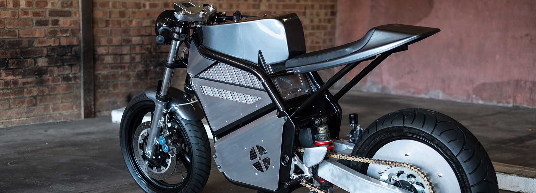 union motion unveils the 'phaser type 1' electric motorcycle