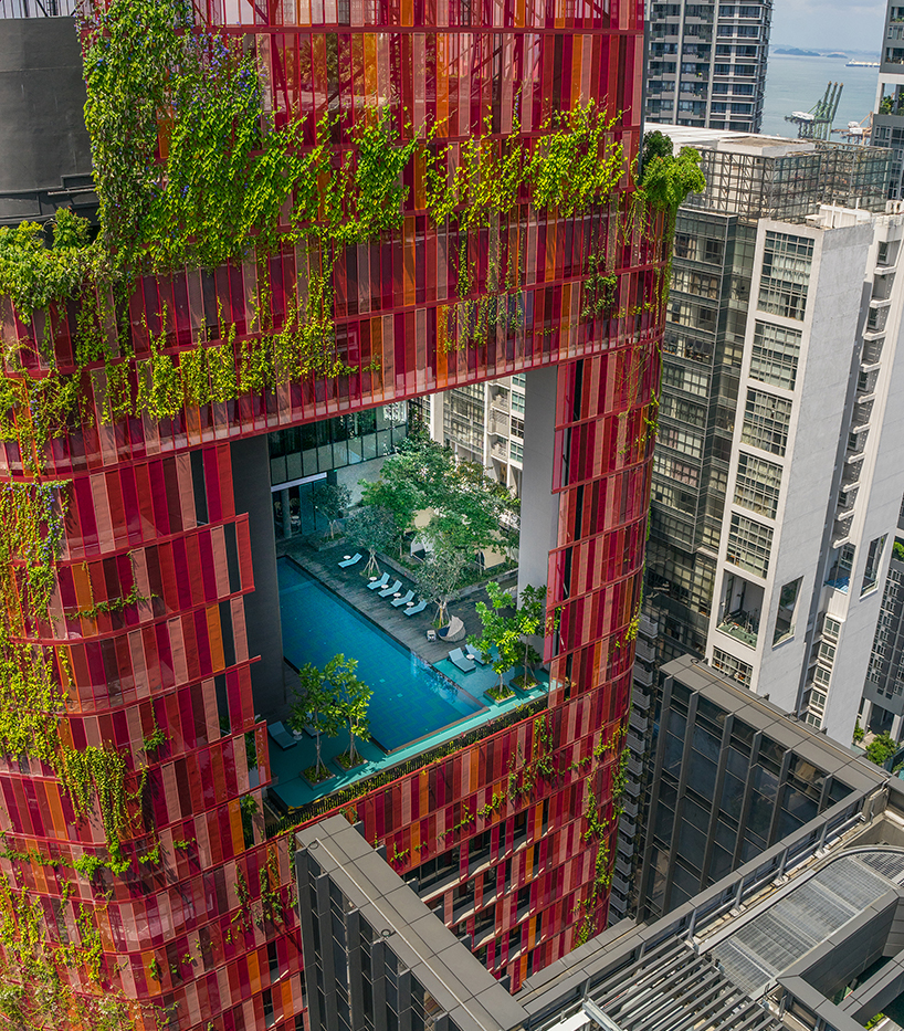 WOHA oasia hotel singapore designboom 