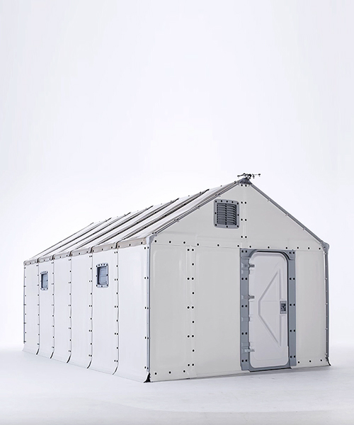 watch the IKEA refugee shelter being assembled in timelapse