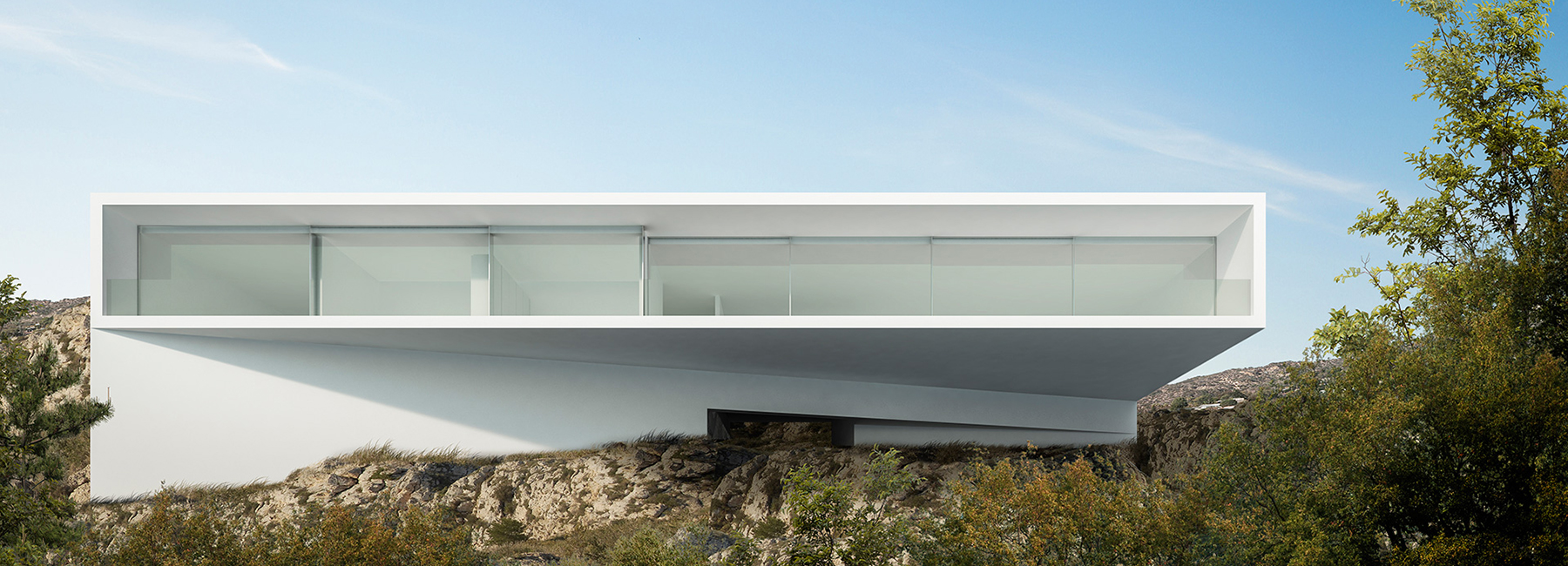 fran silvestre embeds house into hollywood hills in los angeles