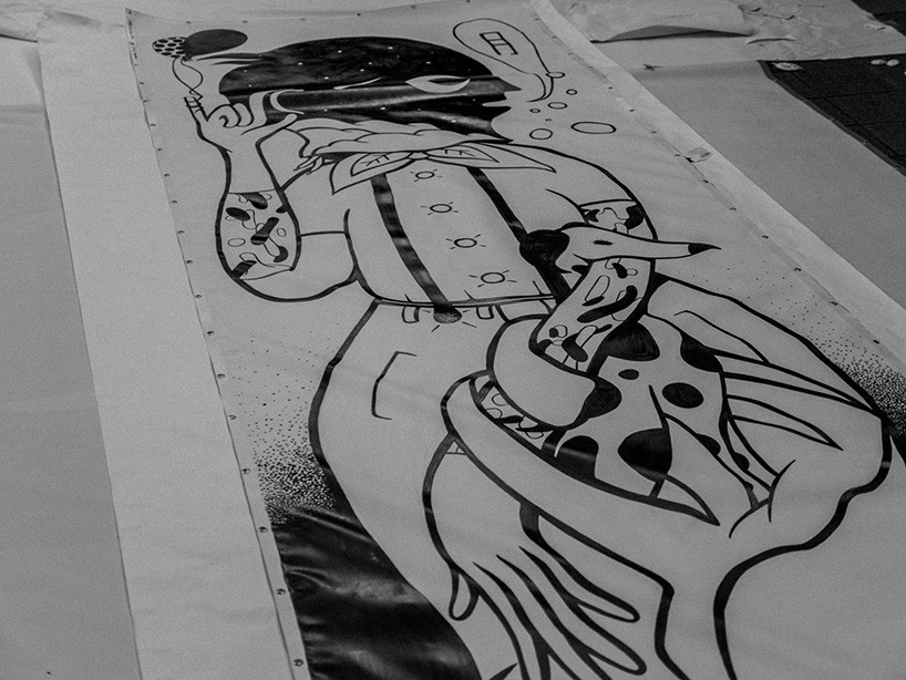 graffiky labs air ink from pollution MIT media labs designboom 02-08-2017