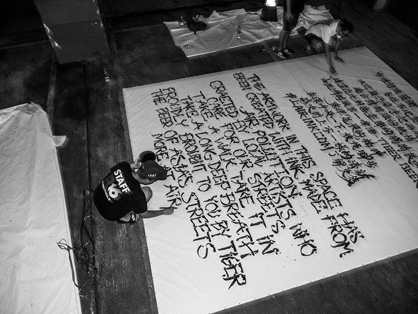 graffiky labs air ink from pollution MIT media labs designboom 02-08-2017