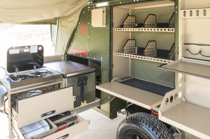 UEV 440 camping trailer conqueror australia designboom