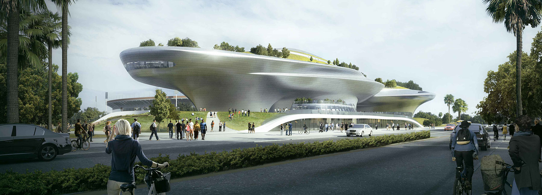 MAD architects updates plans for LA's george lucas museum of narrative art