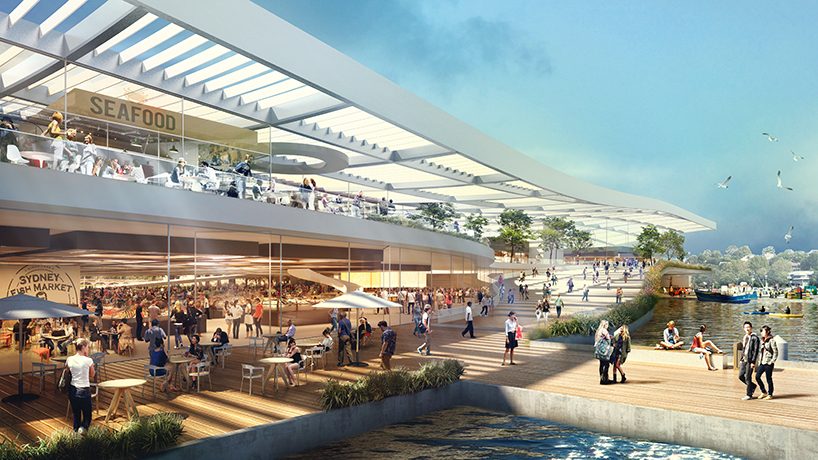 3XN to construct world's biggest fish market in sydney - Designboom