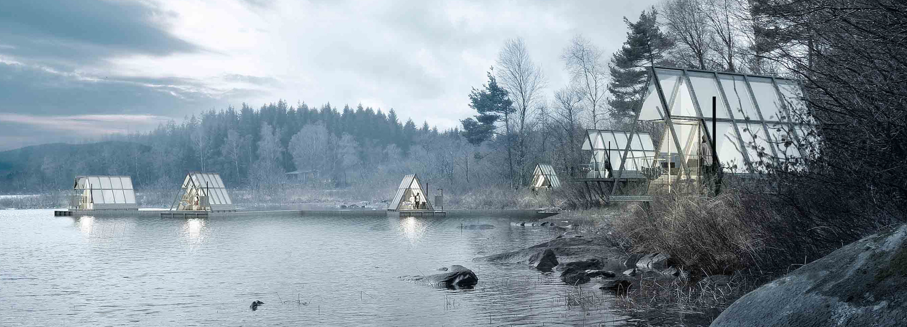 'stedsans in the woods' is an upcycled permaculture farm and retreat in southern sweden