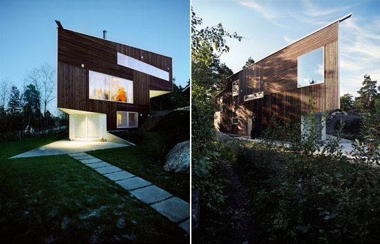 jarmund/vigsnaes architecture: triangle house