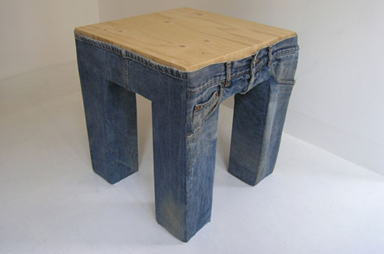 ciske van berkel: jeans stools